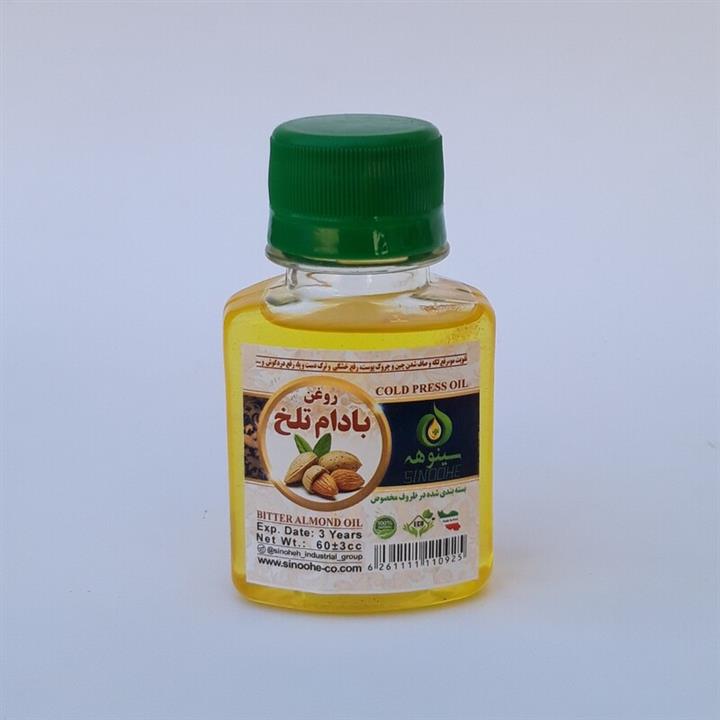 روغن بادام تلخ درختی خالص پرس سرد 60cc موسسه پژوهشی طبی بازرگانی سیمرغ (گرم و مرطوب کننده موضعی)